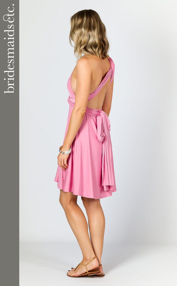 Bridesmaids Etc. Multi Way Wrap Midi - Pink