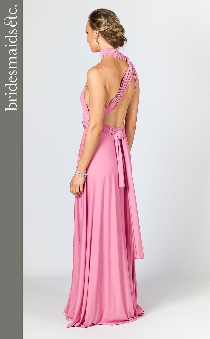 Bridesmaids Etc. Multi Way Wrap Maxi - Pink