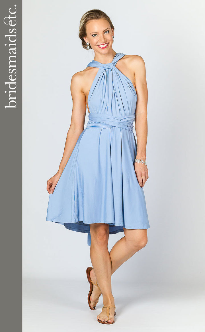 Bridesmaids Etc. Multi Way Wrap Midi - Powder Blue
