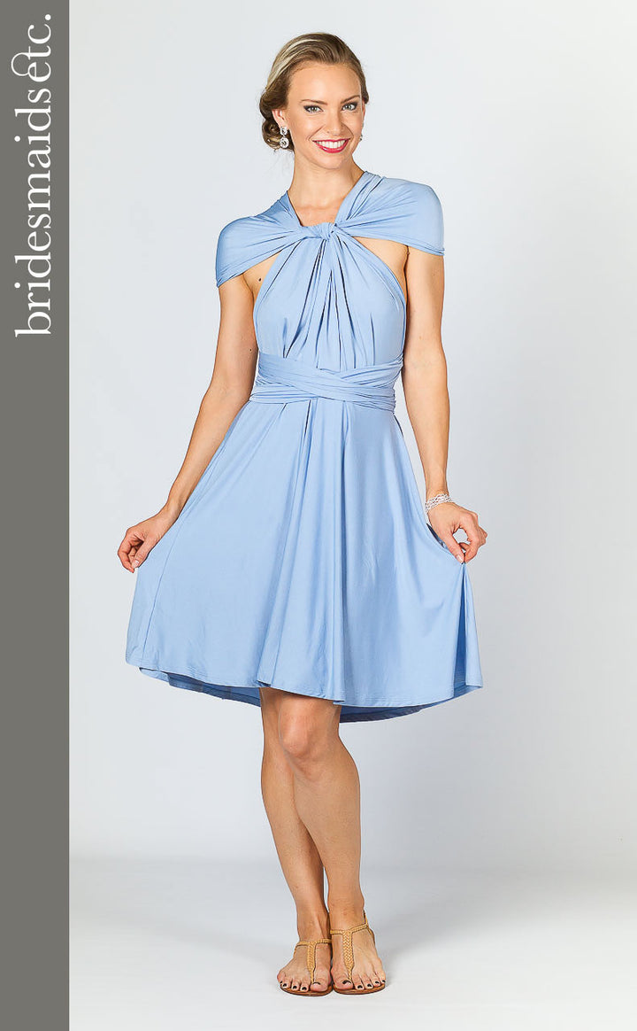 Bridesmaids Etc. Multi Way Wrap Midi - Powder Blue