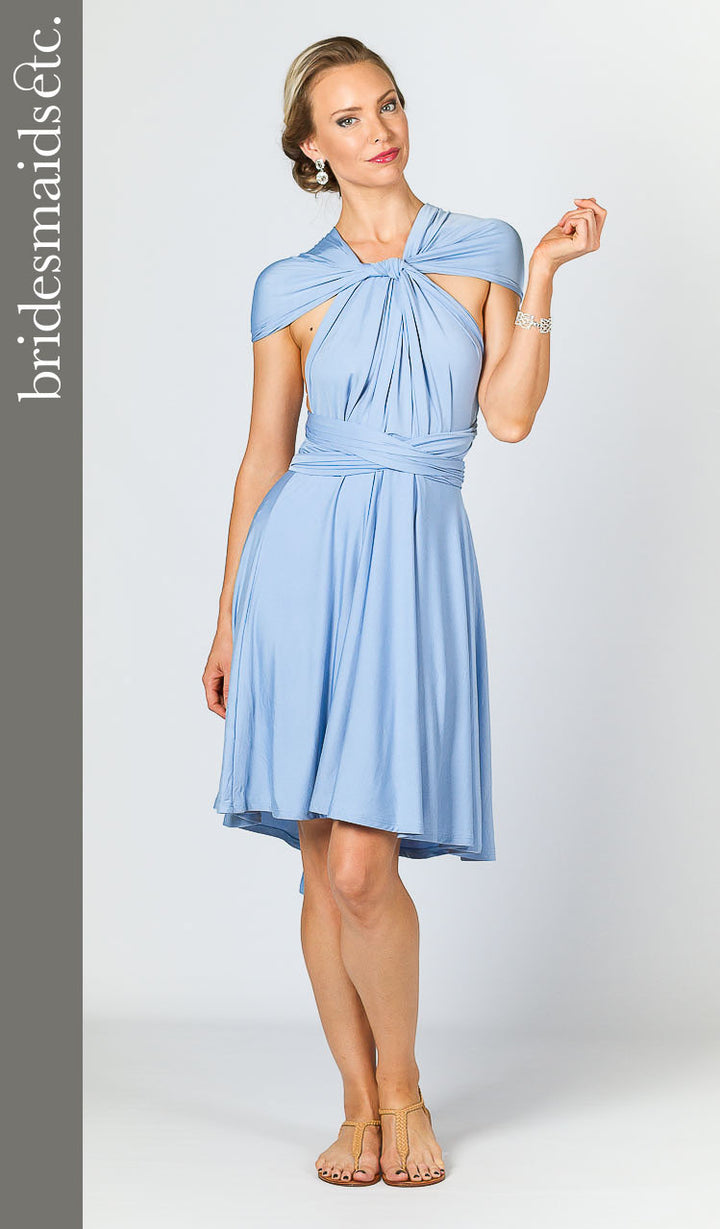 Bridesmaids Etc. Multi Way Wrap Midi - Powder Blue