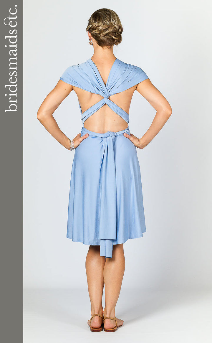 Bridesmaids Etc. Multi Way Wrap Midi - Powder Blue