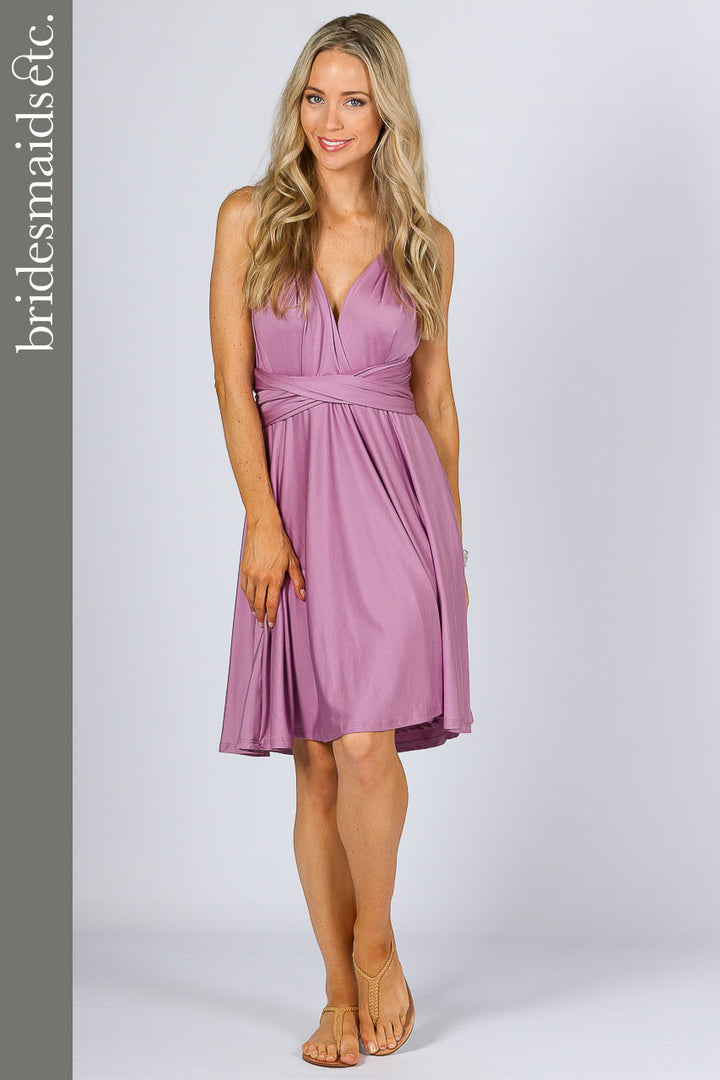Bridesmaids Etc. Multi Way Wrap Midi - Blush