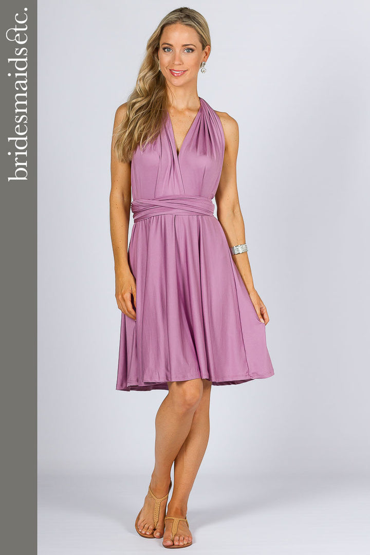 Bridesmaids Etc. Multi Way Wrap Midi - Blush