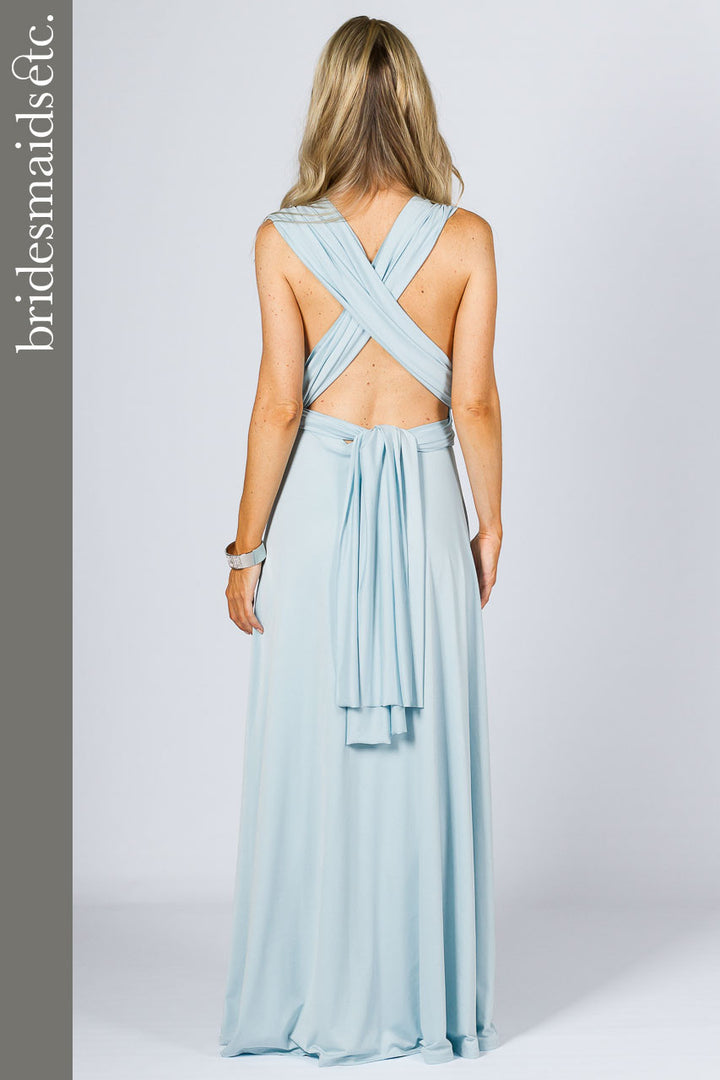 Bridesmaids Etc. Multi Way Wrap Maxi - Sky Blue