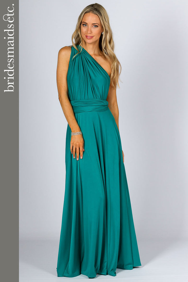 Bridesmaids Etc. Multi Way Wrap Maxi - Jade / ONLY 2 LEFT!