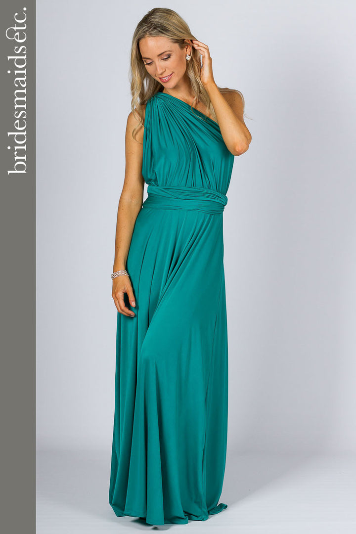 Bridesmaids Etc. Multi Way Wrap Maxi - Jade / ONLY 2 LEFT!