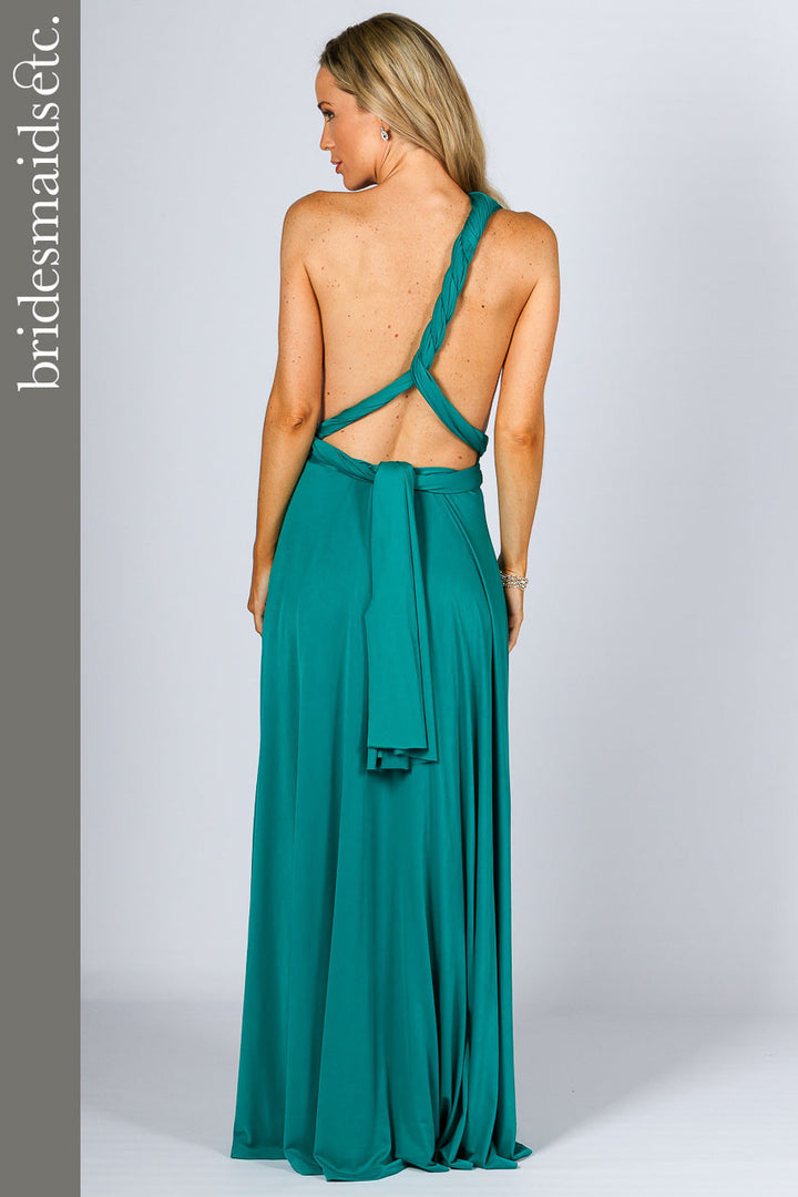 Bridesmaids Etc. Multi Way Wrap Maxi - Jade / ONLY 2 LEFT!
