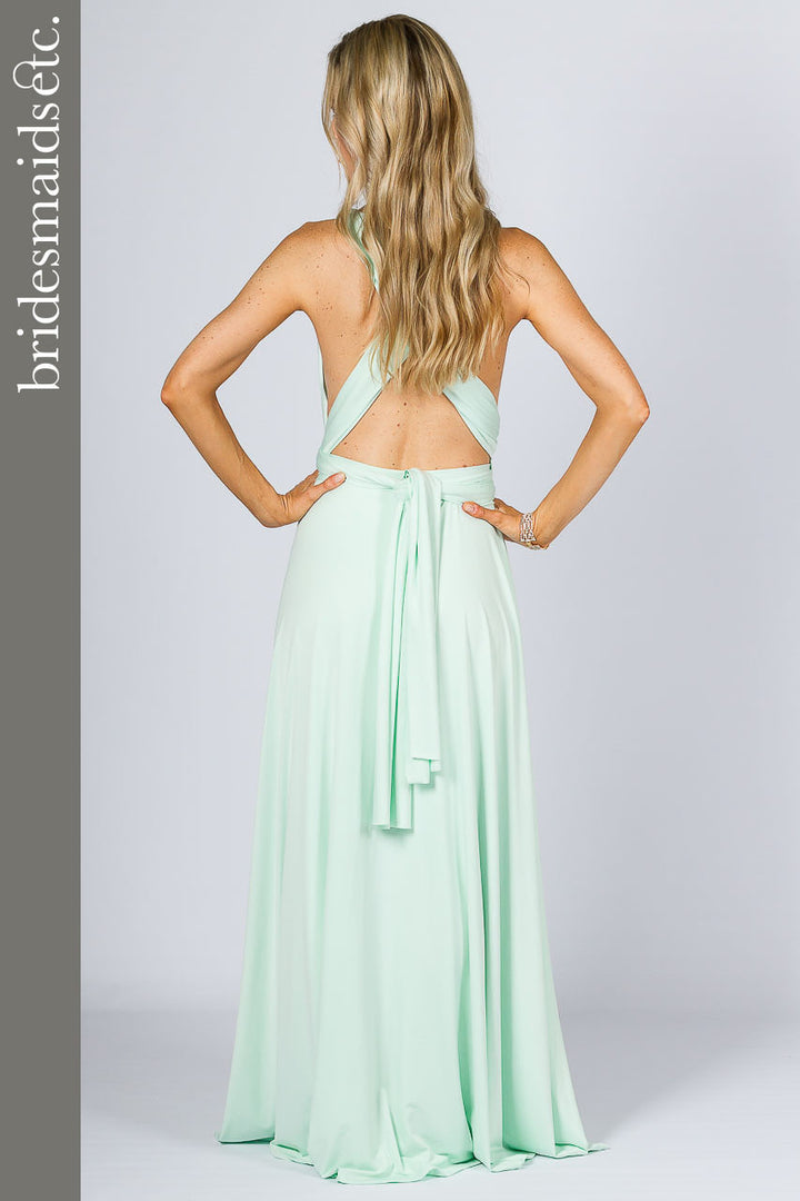 Bridesmaids Etc. Multi Way Wrap Maxi - Mint