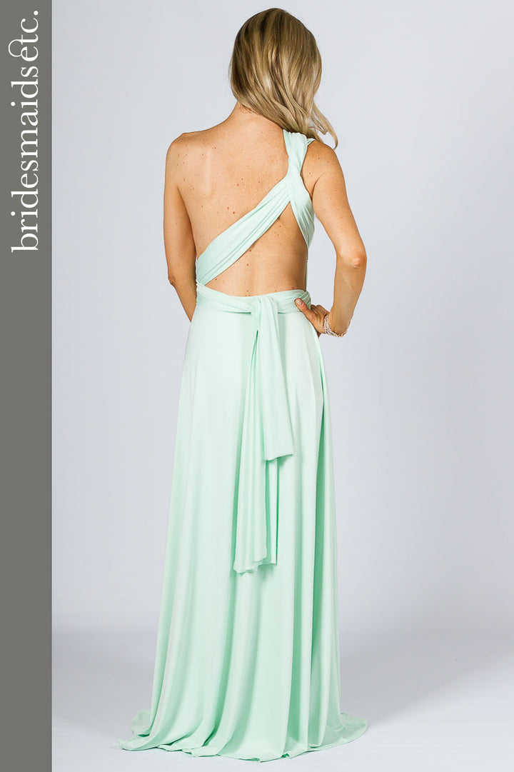 Bridesmaids Etc. Multi Way Wrap Maxi - Mint