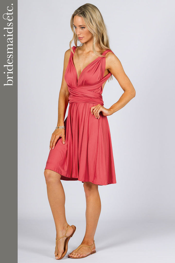 Bridesmaids Etc. Multi Way Wrap Midi - Watermelon