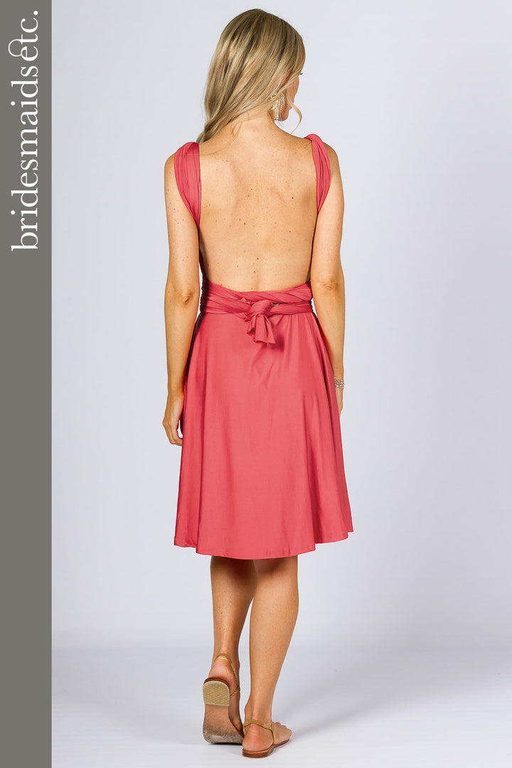 Bridesmaids Etc. Multi Way Wrap Midi - Watermelon