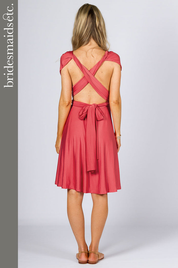 Bridesmaids Etc. Multi Way Wrap Midi - Watermelon