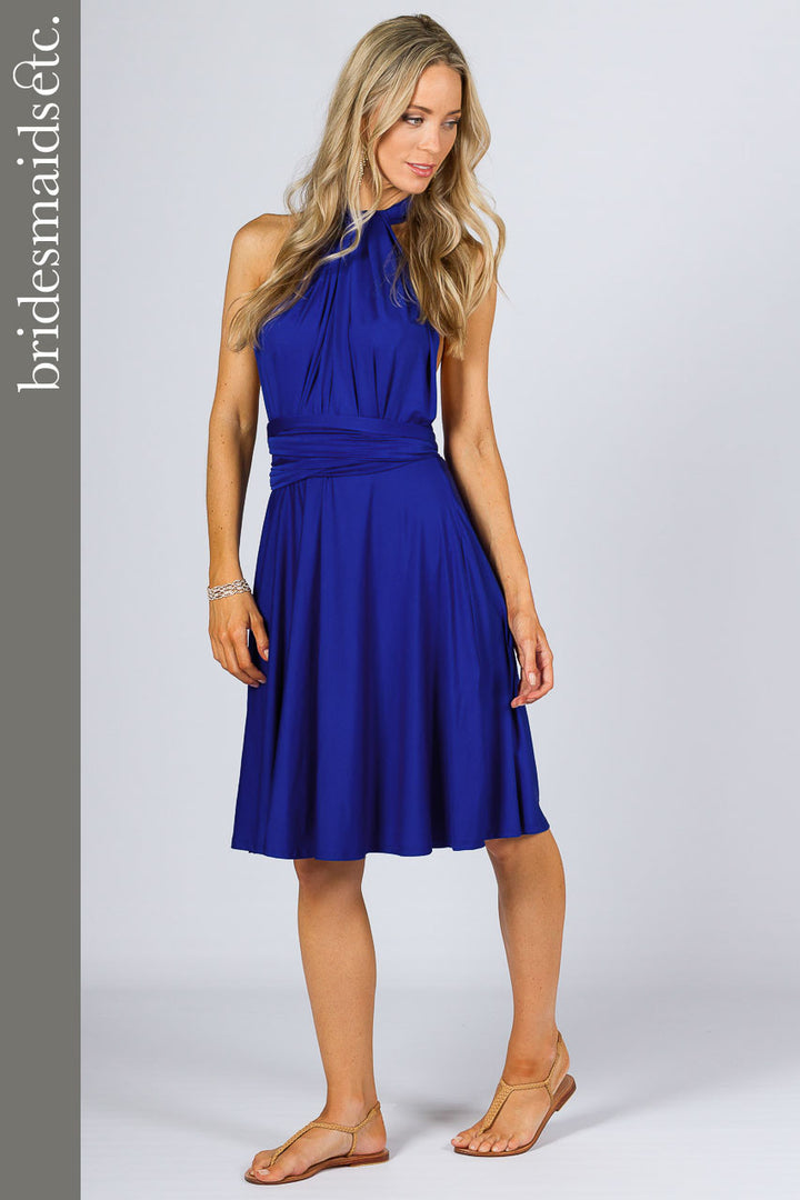 Bridesmaids Etc. Multi Way Wrap Midi - Royal Blue