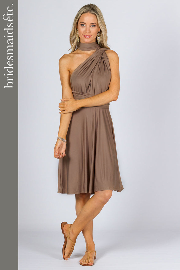 Bridesmaids Etc. Multi Way Wrap Midi - Mocha