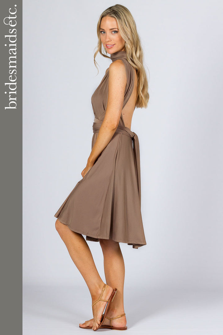 Bridesmaids Etc. Multi Way Wrap Midi - Mocha