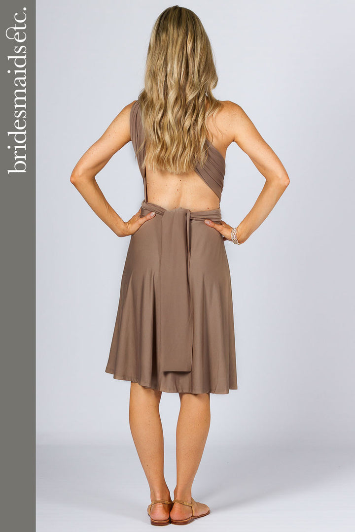 Bridesmaids Etc. Multi Way Wrap Midi - Mocha