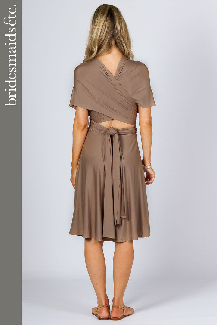 Bridesmaids Etc. Multi Way Wrap Midi - Mocha
