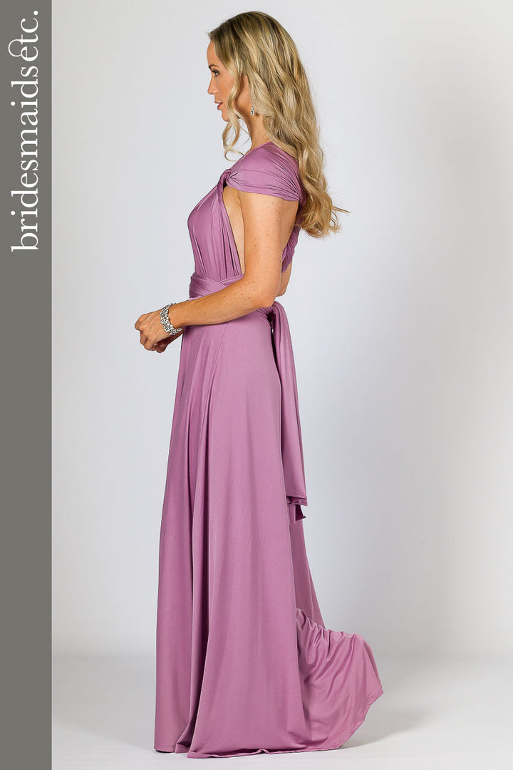 Bridesmaids Etc. Multi Way Wrap Maxi - Blush