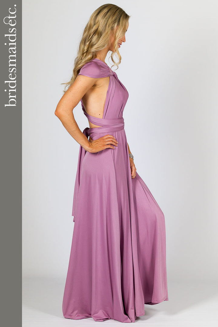 Bridesmaids Etc. Multi Way Wrap Maxi - Blush