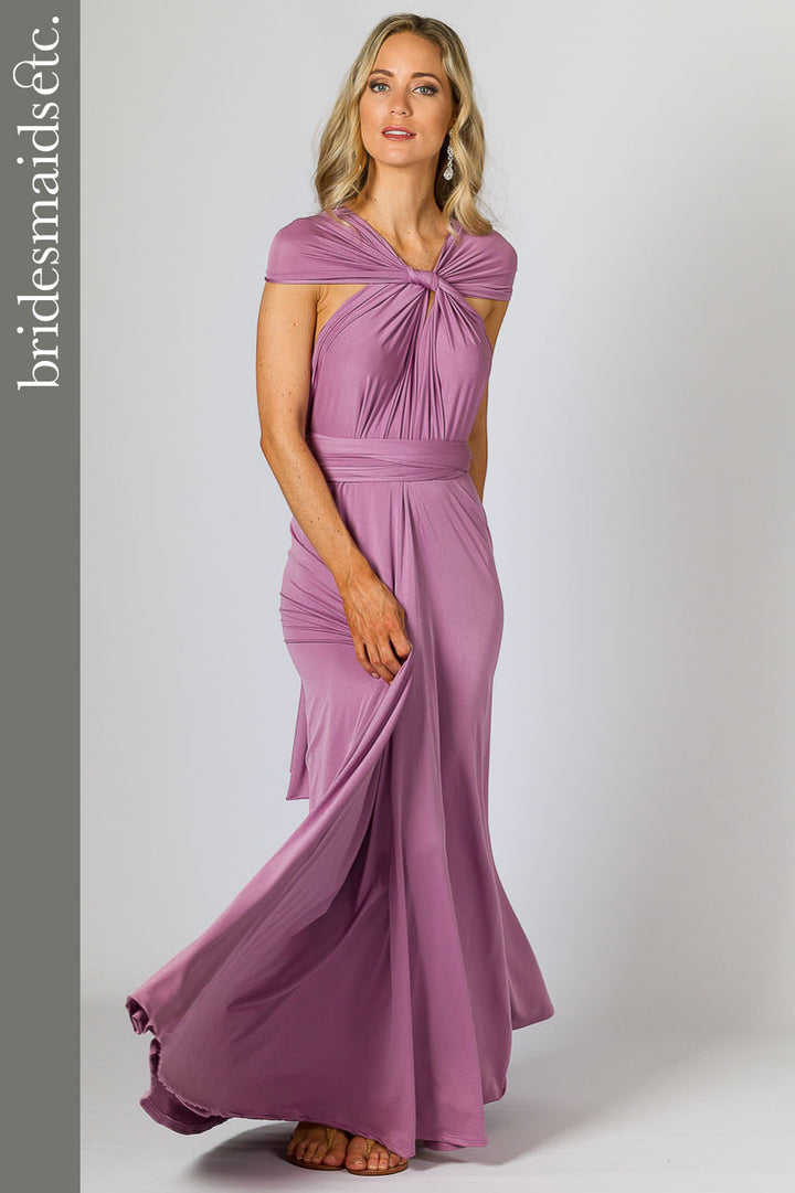 Bridesmaids Etc. Multi Way Wrap Maxi - Blush