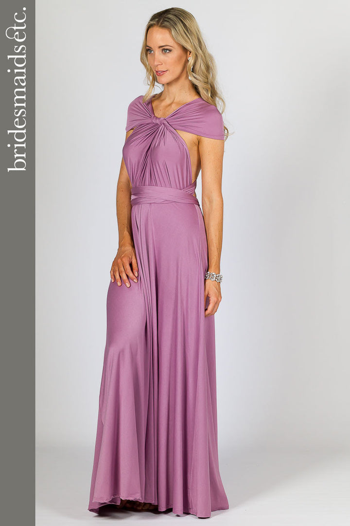 Bridesmaids Etc. Multi Way Wrap Maxi - Blush