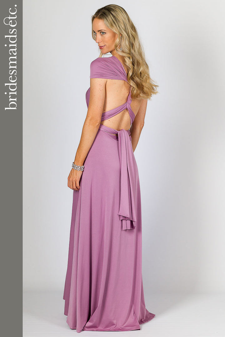 Bridesmaids Etc. Multi Way Wrap Maxi - Blush