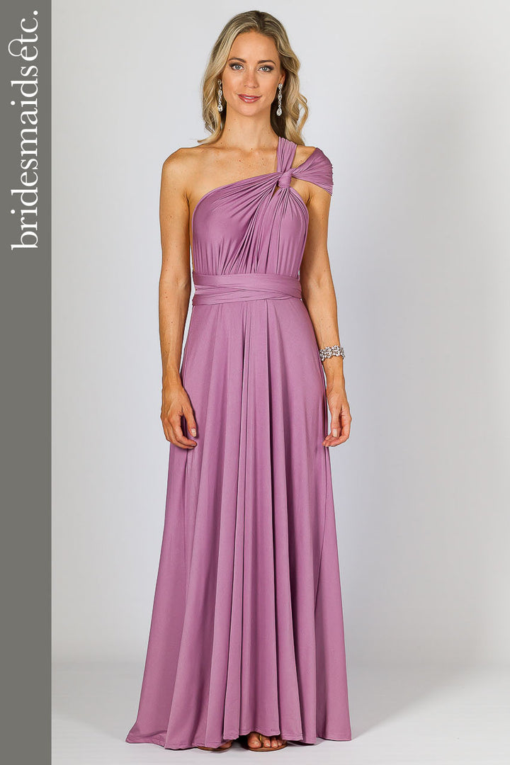 Bridesmaids Etc. Multi Way Wrap Maxi - Blush