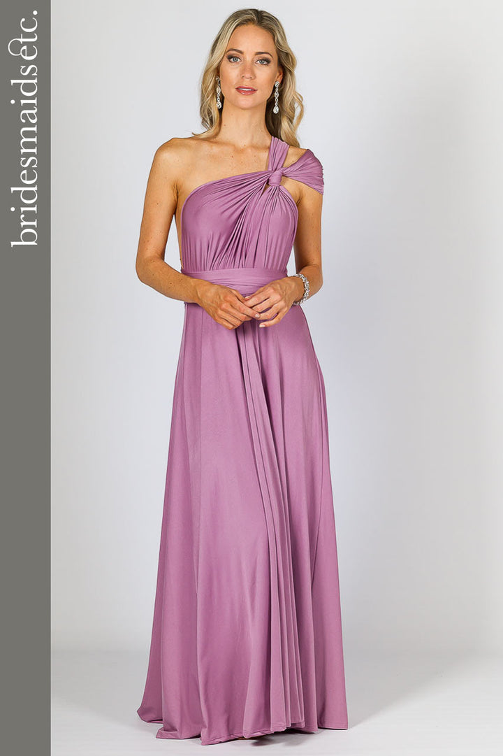 Bridesmaids Etc. Multi Way Wrap Maxi - Blush