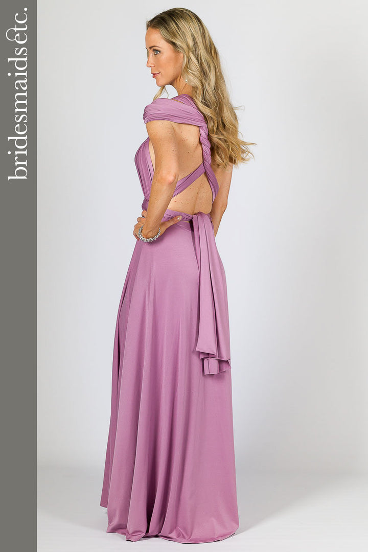 Bridesmaids Etc. Multi Way Wrap Maxi - Blush