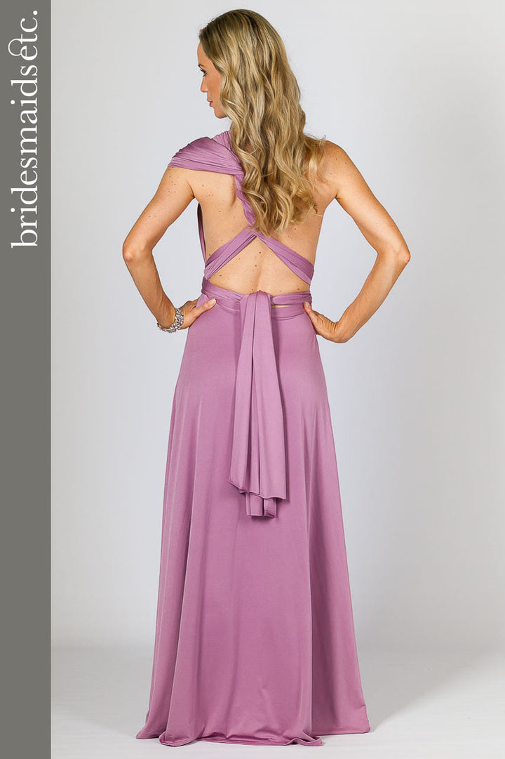 Bridesmaids Etc. Multi Way Wrap Maxi - Blush