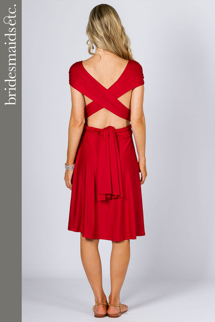 Bridesmaids Etc. Multi Way Wrap Midi - Sangria
