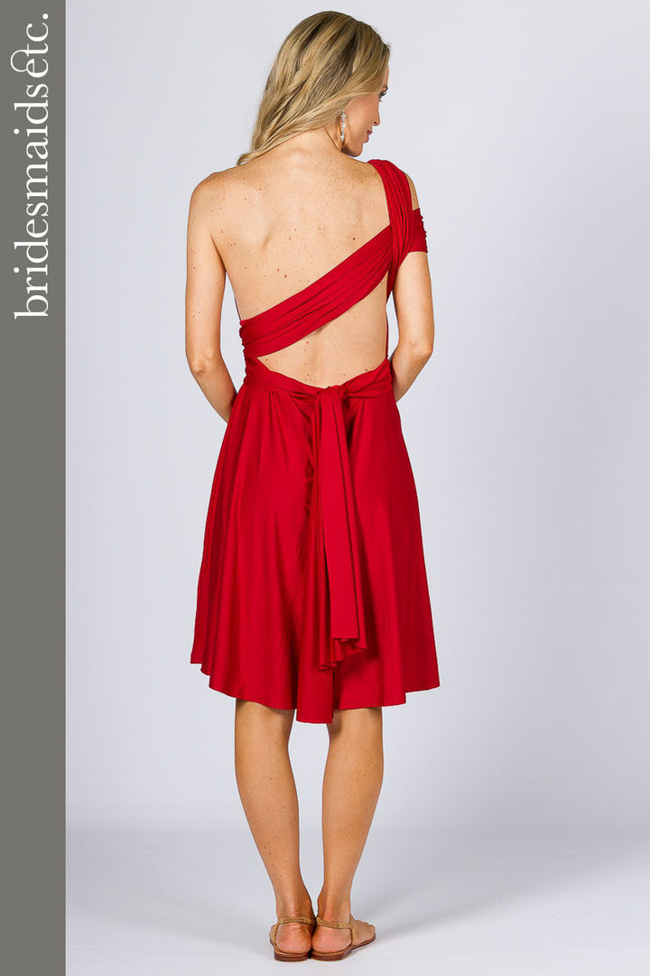 Bridesmaids Etc. Multi Way Wrap Midi - Sangria