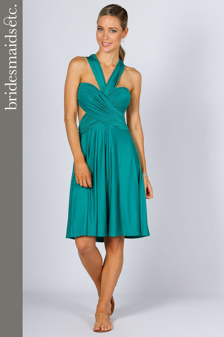 Bridesmaids Etc. Multi Way Wrap Midi - Jade