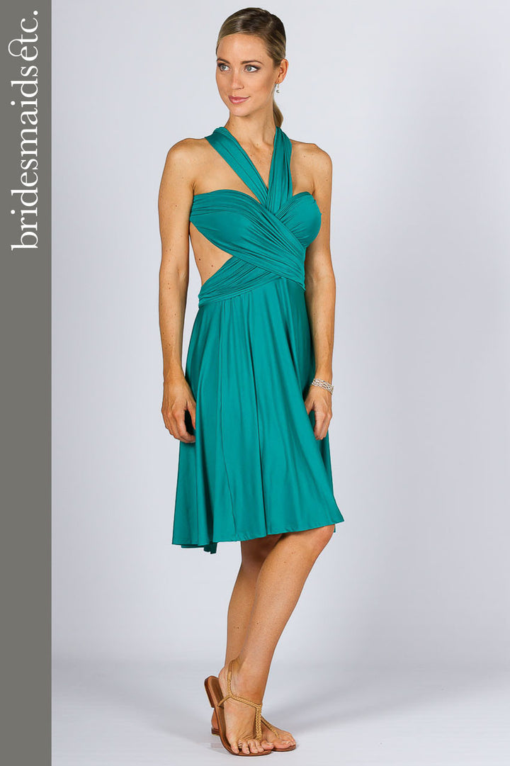 Bridesmaids Etc. Multi Way Wrap Midi - Jade
