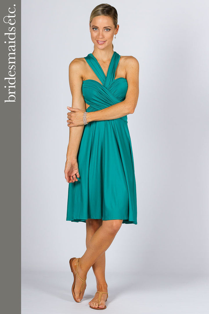 Bridesmaids Etc. Multi Way Wrap Midi - Jade