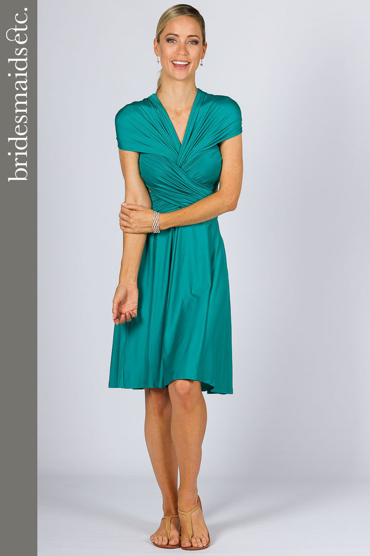 Bridesmaids Etc. Multi Way Wrap Midi - Jade