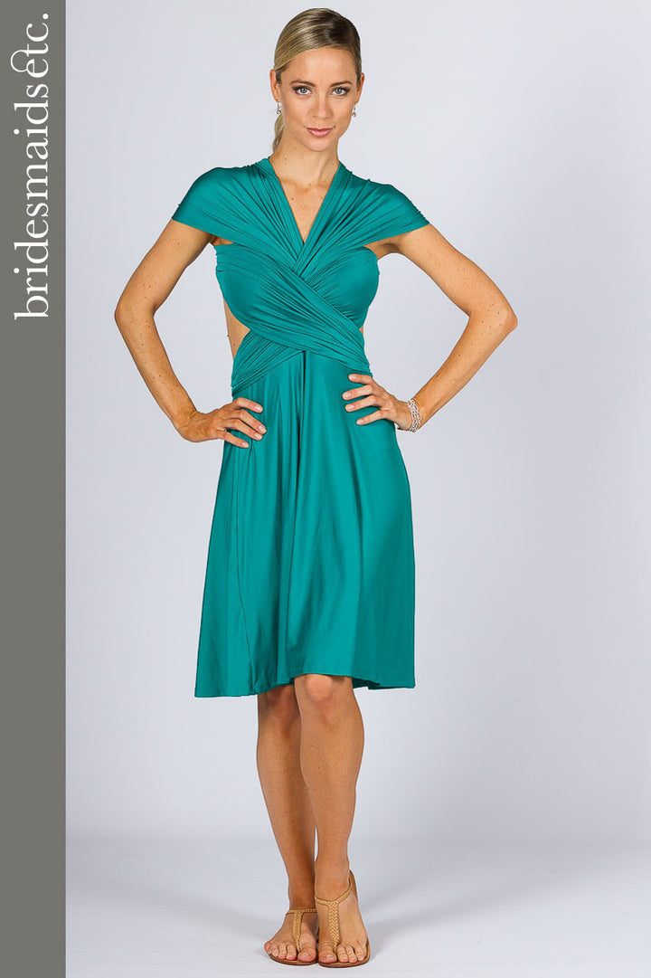 Bridesmaids Etc. Multi Way Wrap Midi - Jade