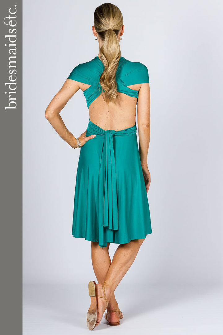 Bridesmaids Etc. Multi Way Wrap Midi - Jade