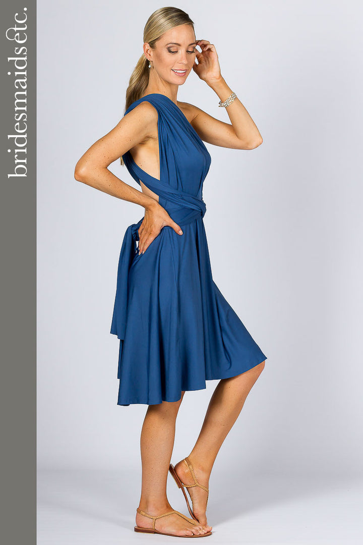 Bridesmaids Etc. Multi Way Wrap Midi - Teal / ONLY 2 LEFT!