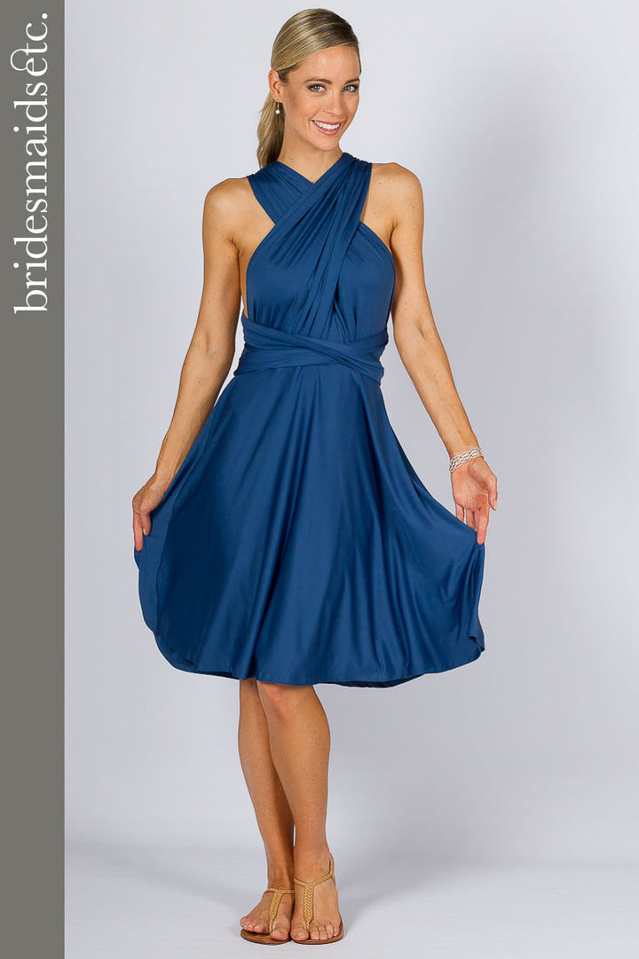 Bridesmaids Etc. Multi Way Wrap Midi - Teal / ONLY 2 LEFT!