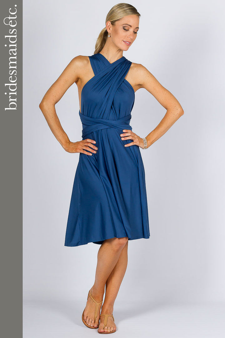 Bridesmaids Etc. Multi Way Wrap Midi - Teal / ONLY 2 LEFT!