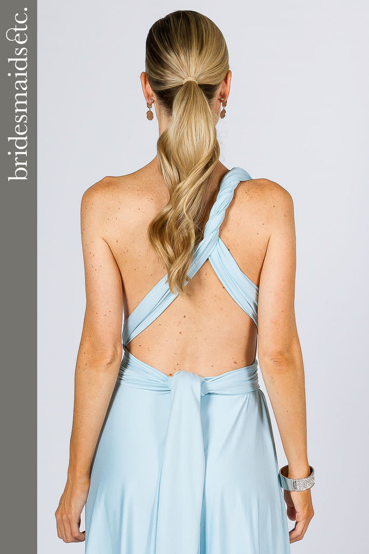 Bridesmaids Etc. Multi Way Wrap Midi - Sky Blue