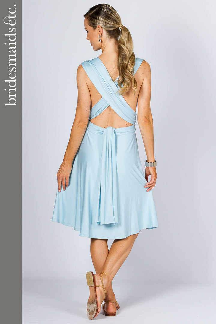 Bridesmaids Etc. Multi Way Wrap Midi - Sky Blue