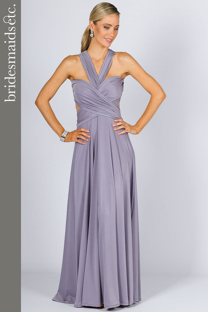 Bridesmaids Etc. Multi Way Wrap Maxi - Periwinkle