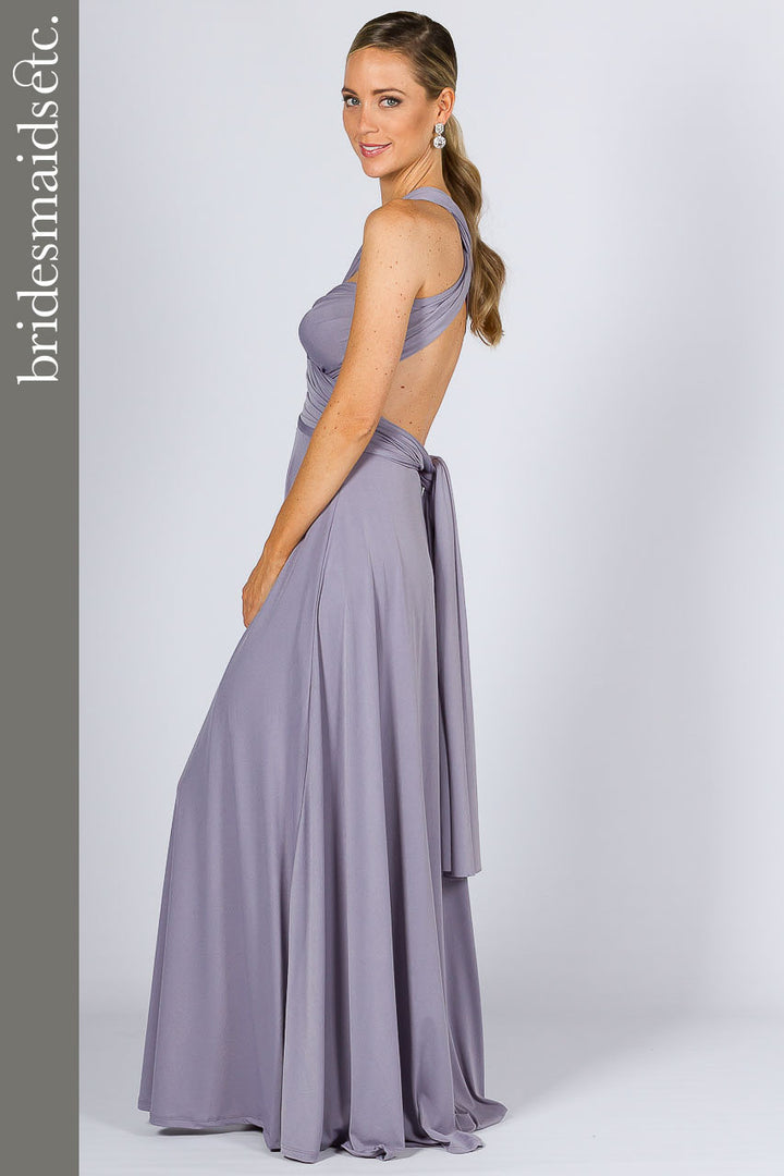 Bridesmaids Etc. Multi Way Wrap Maxi - Periwinkle