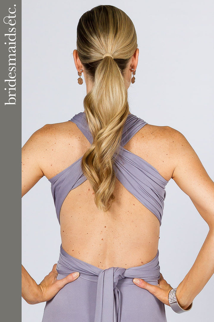 Bridesmaids Etc. Multi Way Wrap Maxi - Periwinkle