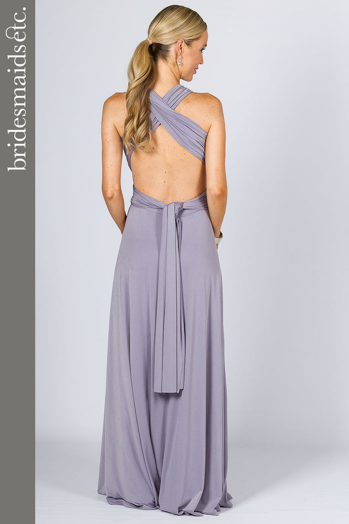 Bridesmaids Etc. Multi Way Wrap Maxi - Periwinkle