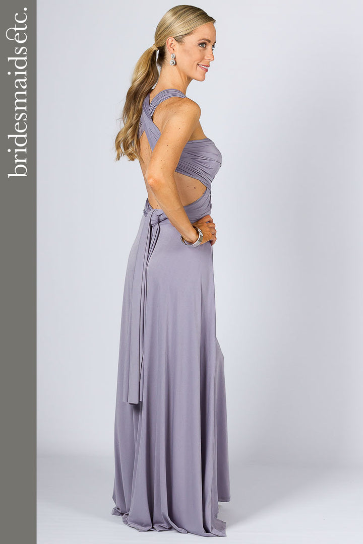 Bridesmaids Etc. Multi Way Wrap Maxi - Periwinkle