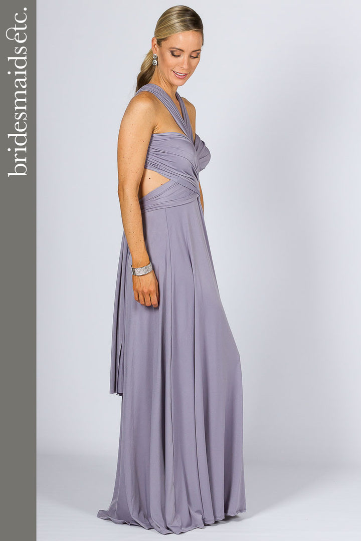 Bridesmaids Etc. Multi Way Wrap Maxi - Periwinkle
